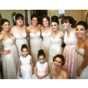 Jenni Yoo Annabelle Convertible Tulle Column Dress